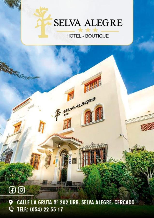 Hotel Boutique Selva Alegre Arequipa Ngoại thất bức ảnh